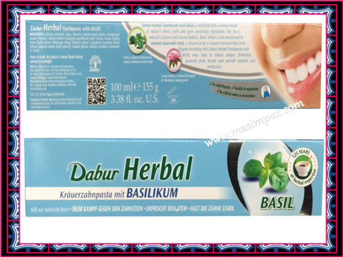 Dabur Tooth Paste Basilikum 100ml