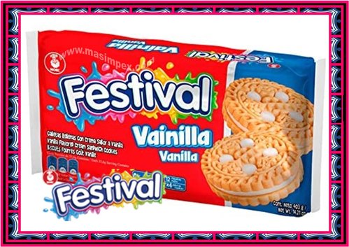 Festival Cookies Vanilla Flavour 403g