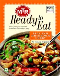 MTR Peas & Mushroom Curry 300g