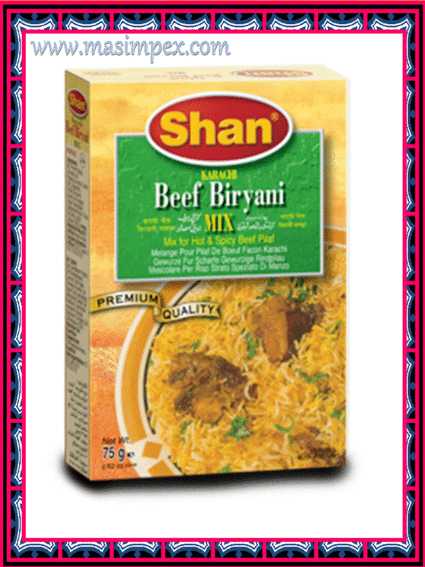 Shan Beef Biryani Masala 60g