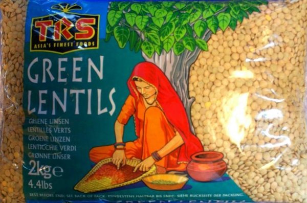 TRS Green Lentils 2 Kg