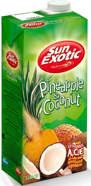Sun Exotic Pineapple und Coconut Saft 1 Liter