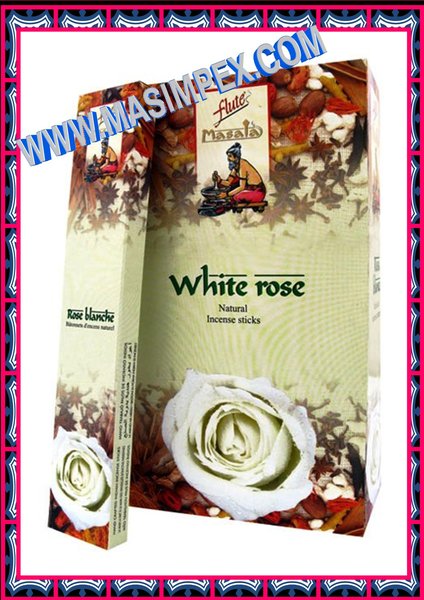 Weiße Rosen Räucherstäbchen 22g