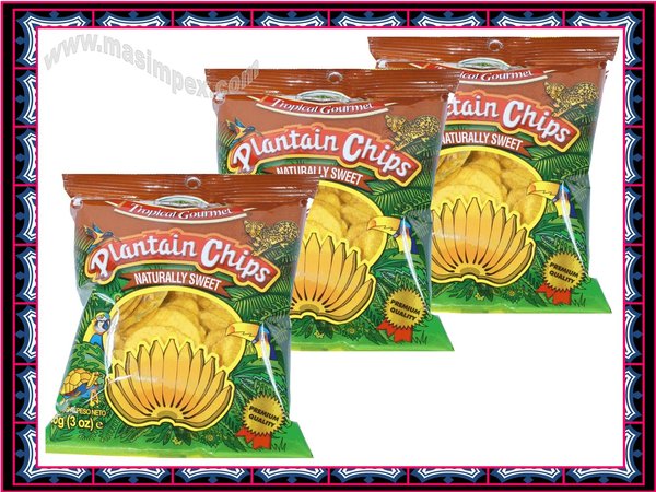 Sweet Plantain Chips 3 x 85g