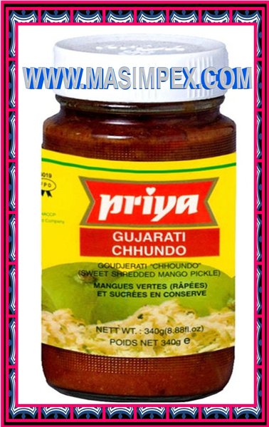 Priya Gujarati Chhundo Pickle 300g
