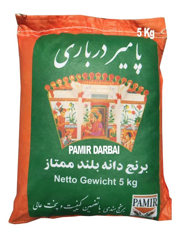 Pamir Darbari Basmati white Reis 5 Kg