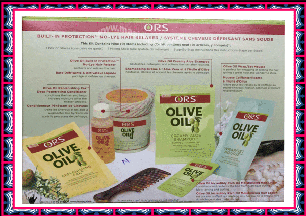 Organic,s Olive Oil Relaxer Kit Regular